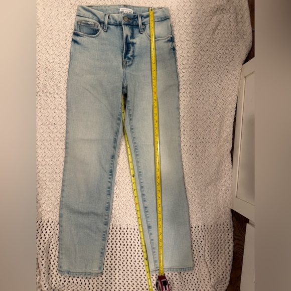 Good American Women's Light Blue Skinny Jeans size 0 - Picture 2 of 7